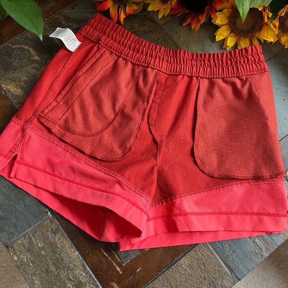 StretchTech Colorblock High-Waisted Athletic Shorts - Picture 12 of 14